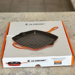 Le Creuset Signature Enameled Cast Iron Square Grill Pan